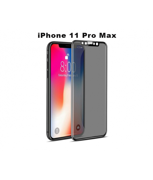 Folie Protectie ecran Apple iPhone 11 Pro Max, Privacy Premium Glass , Full Cover